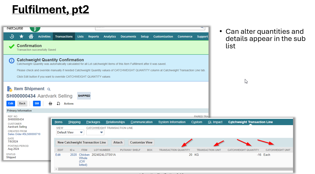 NetSuite Fulfillment Screenshot 2